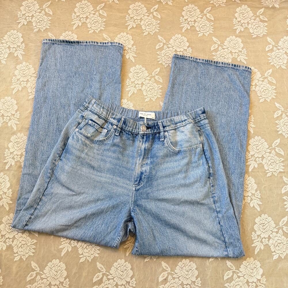 Rag & Bone Miramar Wide Leg Sweatpant Jeans Size Large